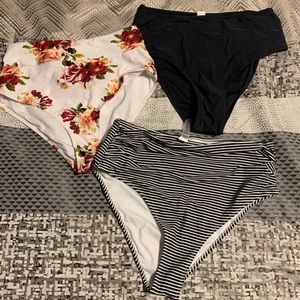 High Waist Swimsuit Bottoms
